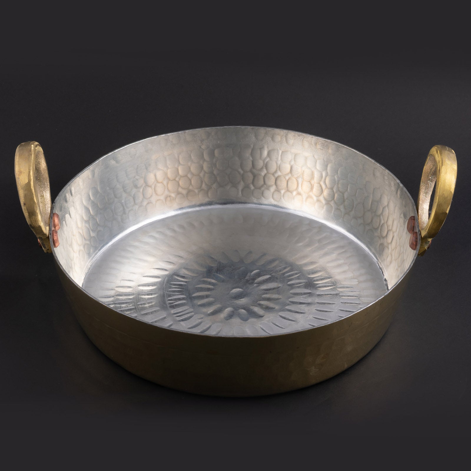 Brass Jalebi Kadai (Flat Kadai)