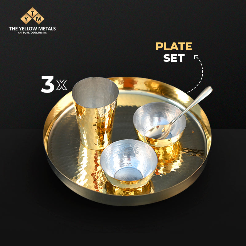 Brass Plate Set Combo