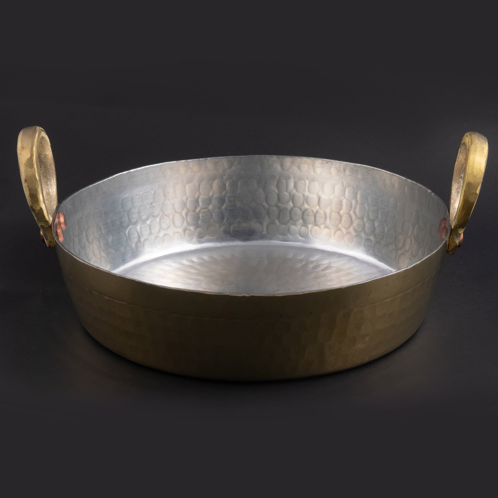 Brass Jalebi Kadai (Flat Kadai)